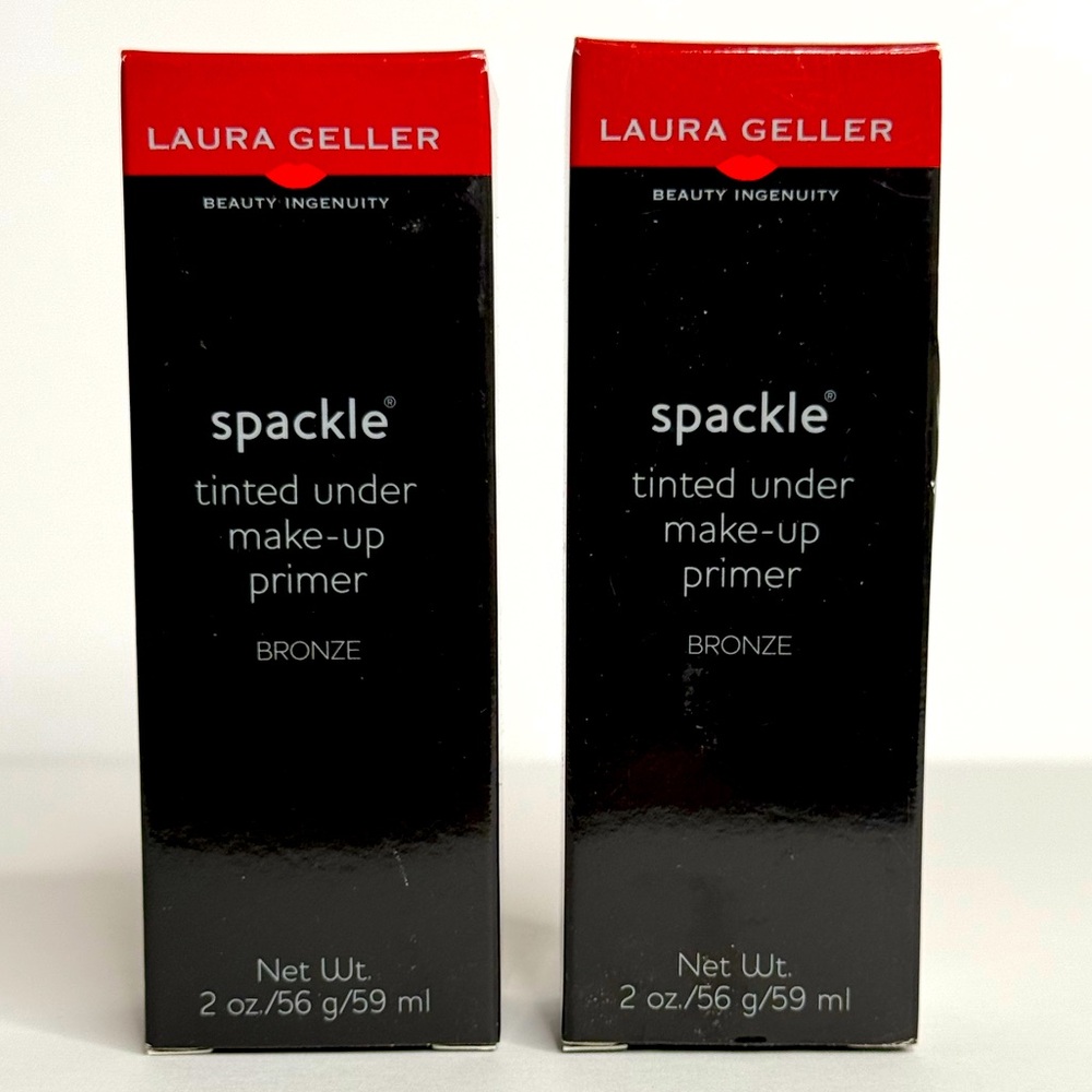 2 Laura Geller Spackle Tinted Primer - Bronze 2 oz each
